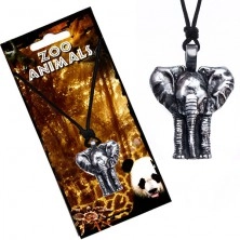 Ogrlica sa špagicom, elegantni privjesak na slona