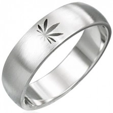 Marihuana prsten od nehrđajućeg čelika