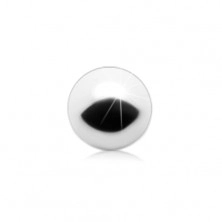 Piercing loptica za zamjenu, nehrđajući čelik srebrne boje