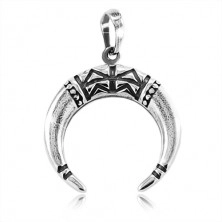925 srebrni set - naušnice i privjesak, nepotpuni prsten ukrašen sa usjecima