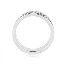 925 srebrni prsten sa crnim uzorkom grčkog ključa, 6 mm