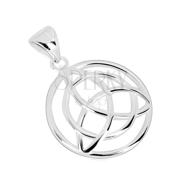 925 srebrni privjesak - krug sa keltskim simbolom