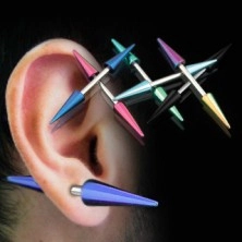 Piercing za uši, šiljci od titanija
