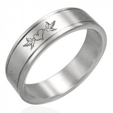 Prsten od nehrđajućeg čelika - golupčići