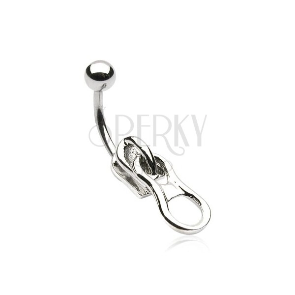 Piercing za pupak od nehrđajućeg čelika - zatvarač i jednostavna loptica