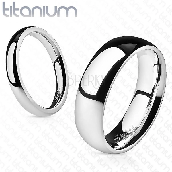 Vjenčani prsten izrađen od titana, 4 mm