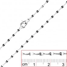 Čelični lančić - ovalne karike sa spljoštenim središtem